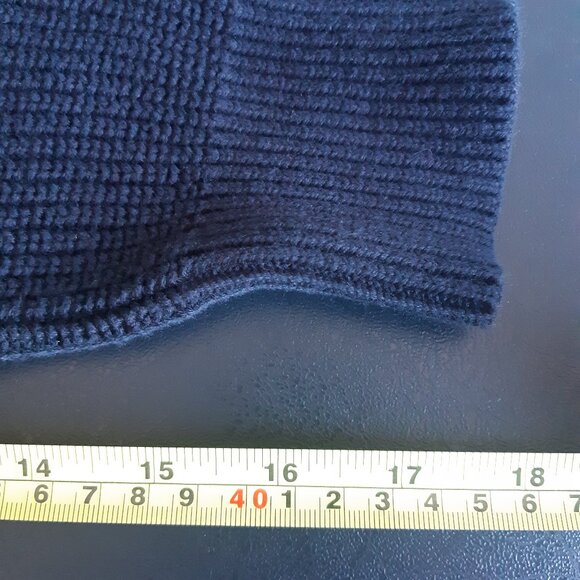 Tommy Hilfiger SZ S Black Cotton Men's 2 Button Shawl Collar Pullever Sweater - Picture 9 of 12